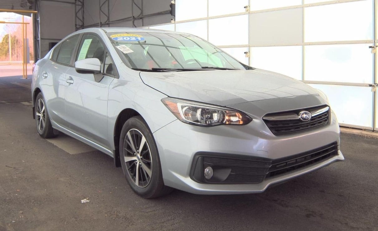 Certified 2021 Subaru Impreza Premium with VIN 4S3GKAV69M3606851 for sale in Kansas City