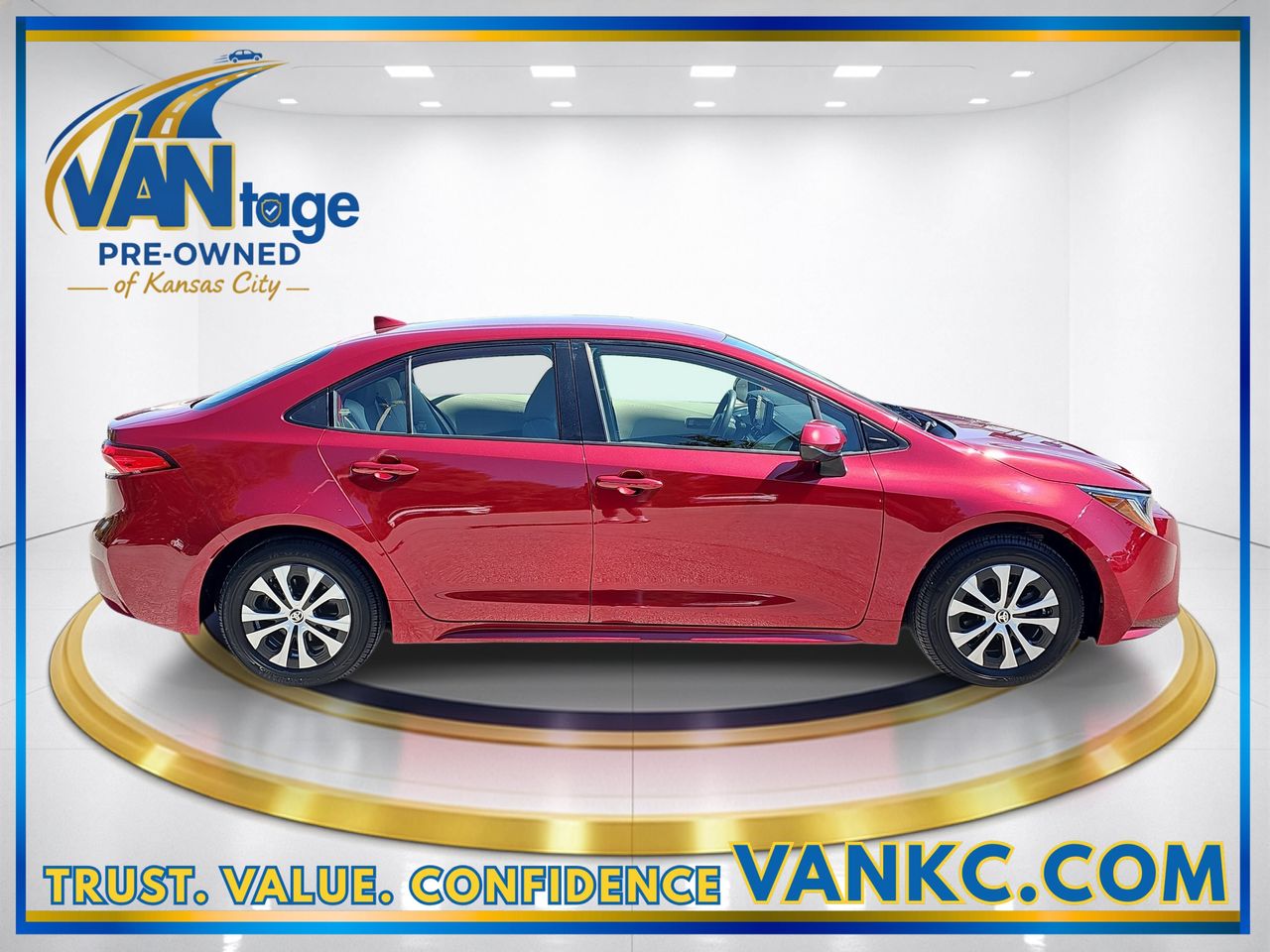 Used 2022 Ruby Flare Pearl Toyota LE image 5
