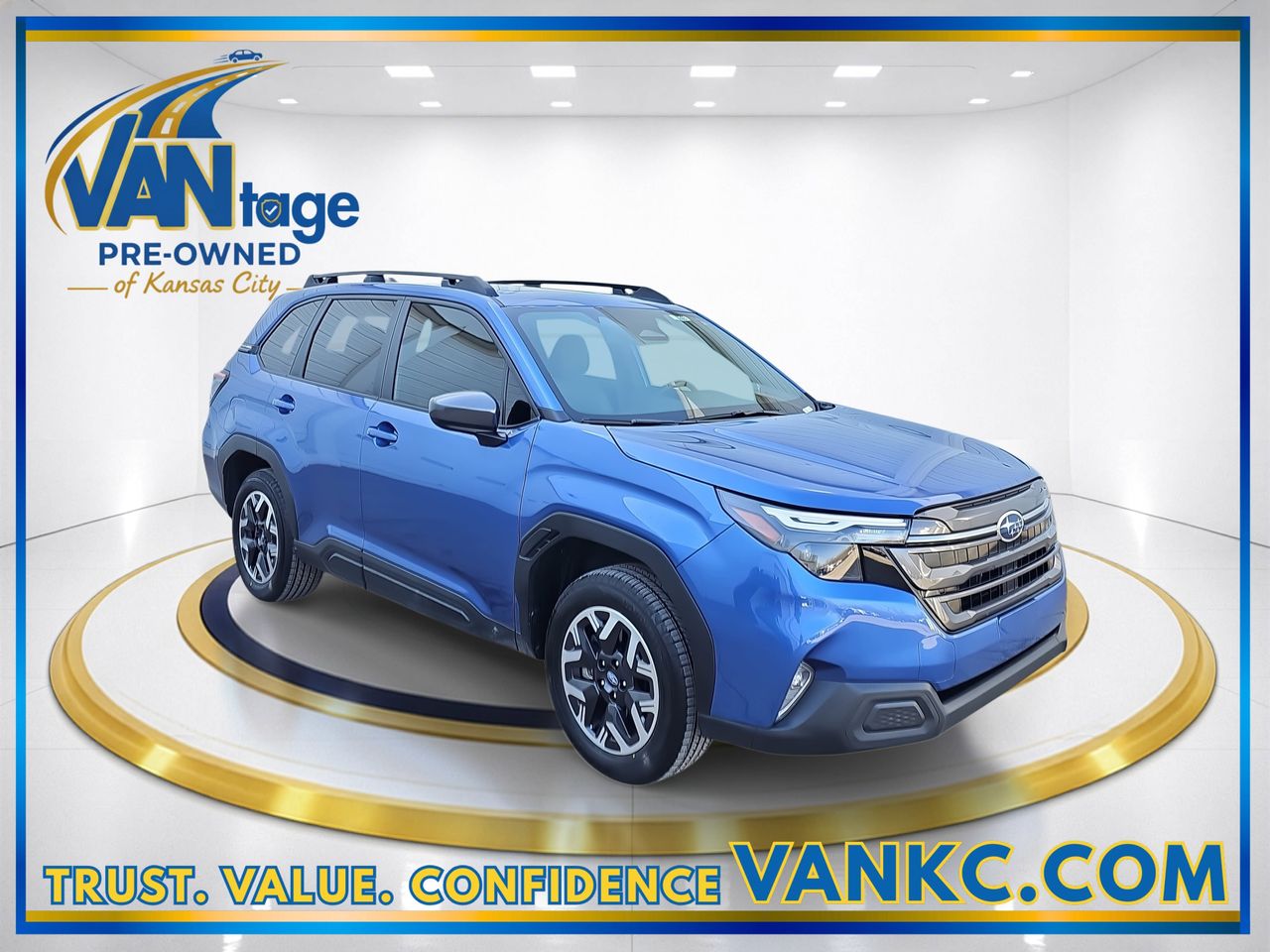 Certified Used 2026 Blue Subaru Premium image 3