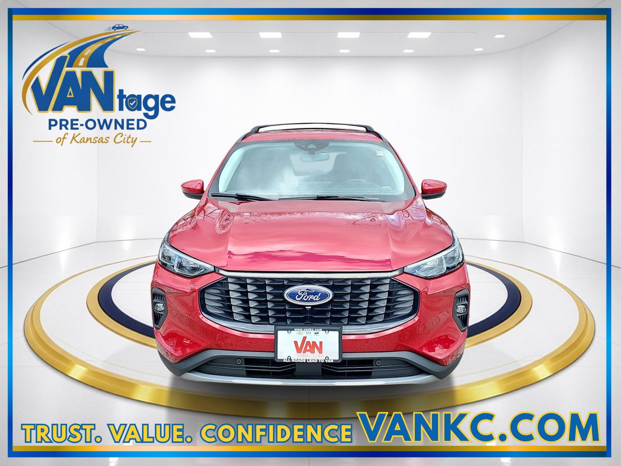 Used 2023 Red Metallic Ford Base image 2