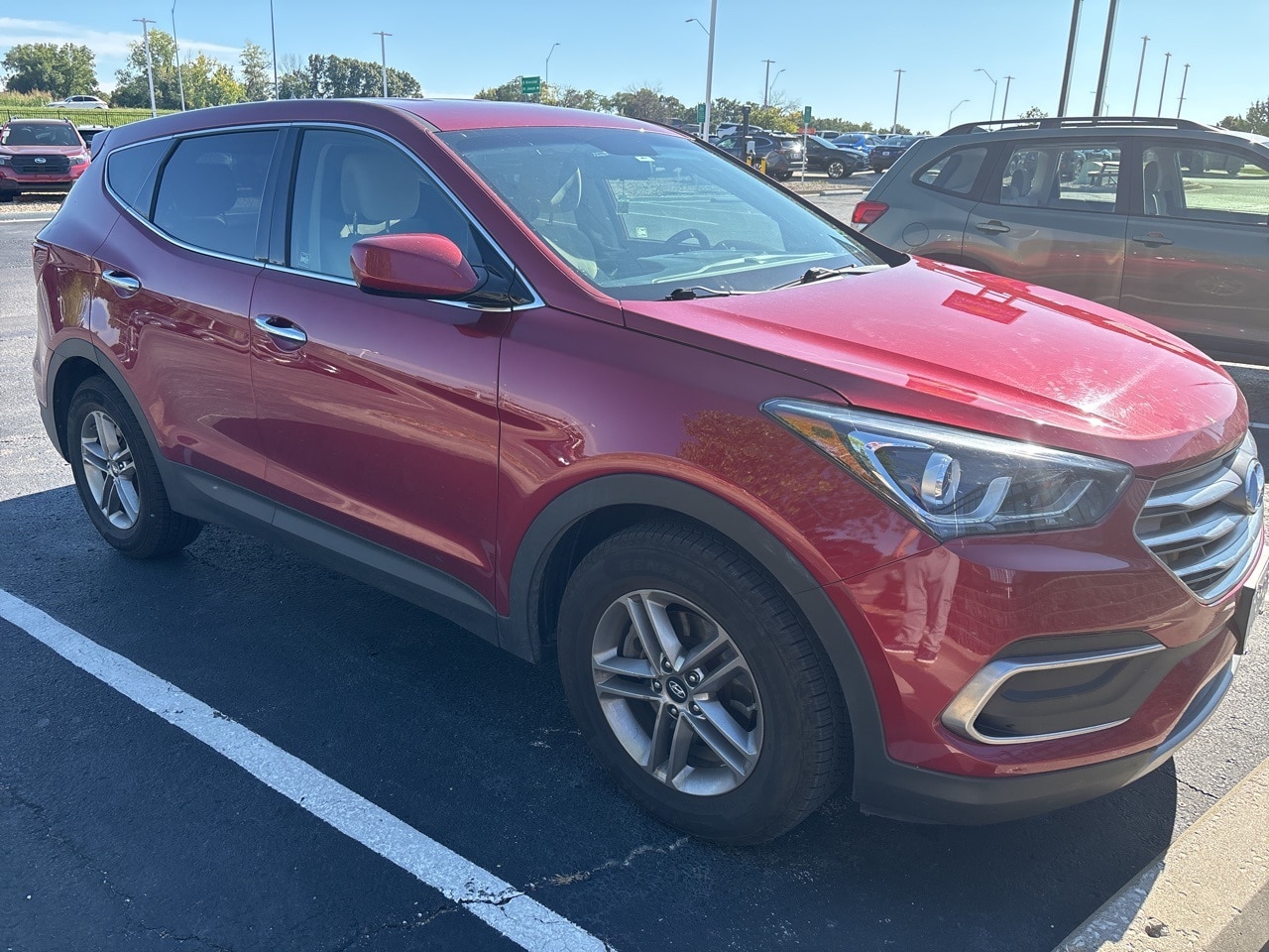 Used 2018 Hyundai Santa Fe Sport Base with VIN 5XYZT3LB9JG525390 for sale in Kansas City