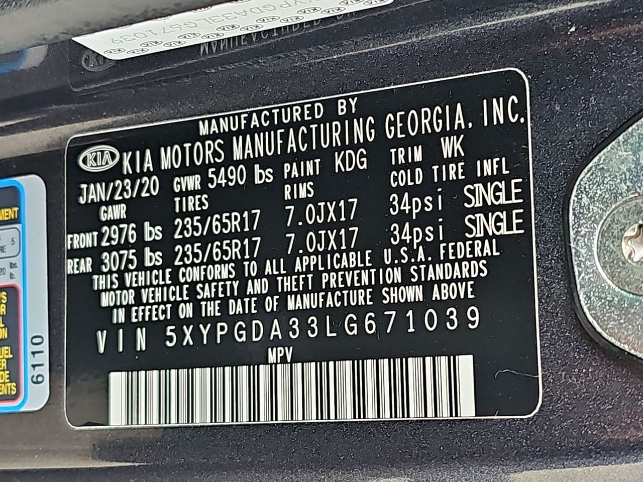 Used 2020 Gravity Gray Kia LX image 42
