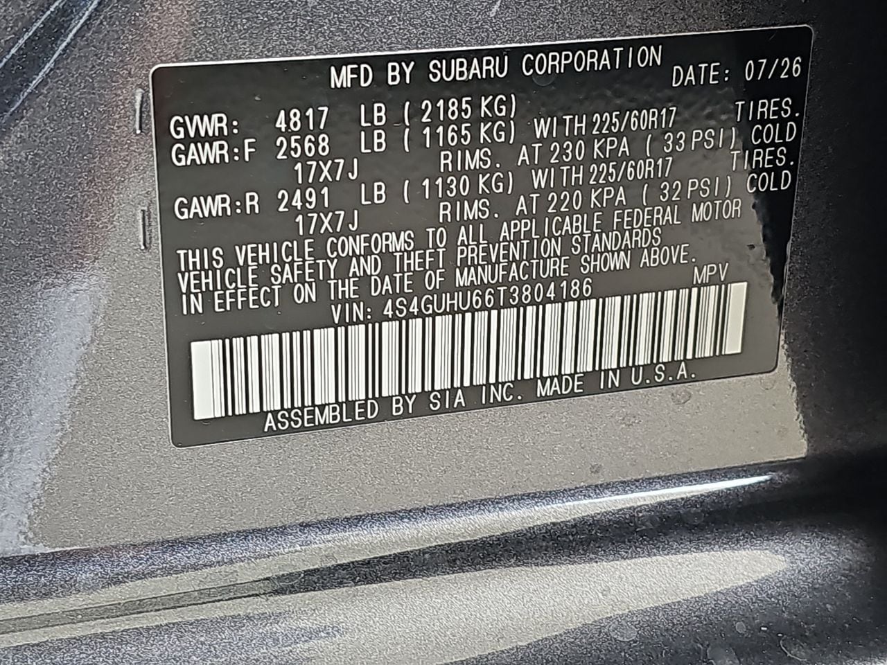 New 2026 Magnetite Gray Subaru Wilderness image 37