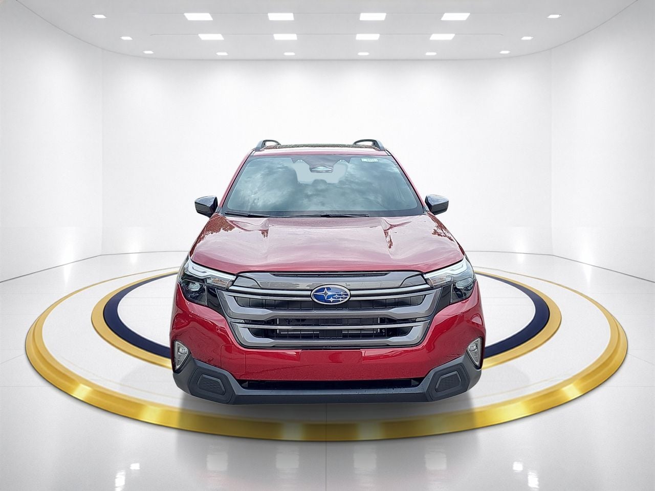 New 2026 Crimson Red Pearl Subaru Premium Hybrid image 2