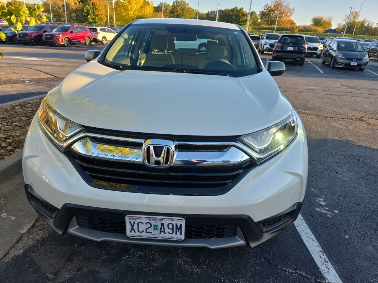 Used 2018 Honda CR-V LX with VIN 2HKRW6H31JH214524 for sale in Kansas City