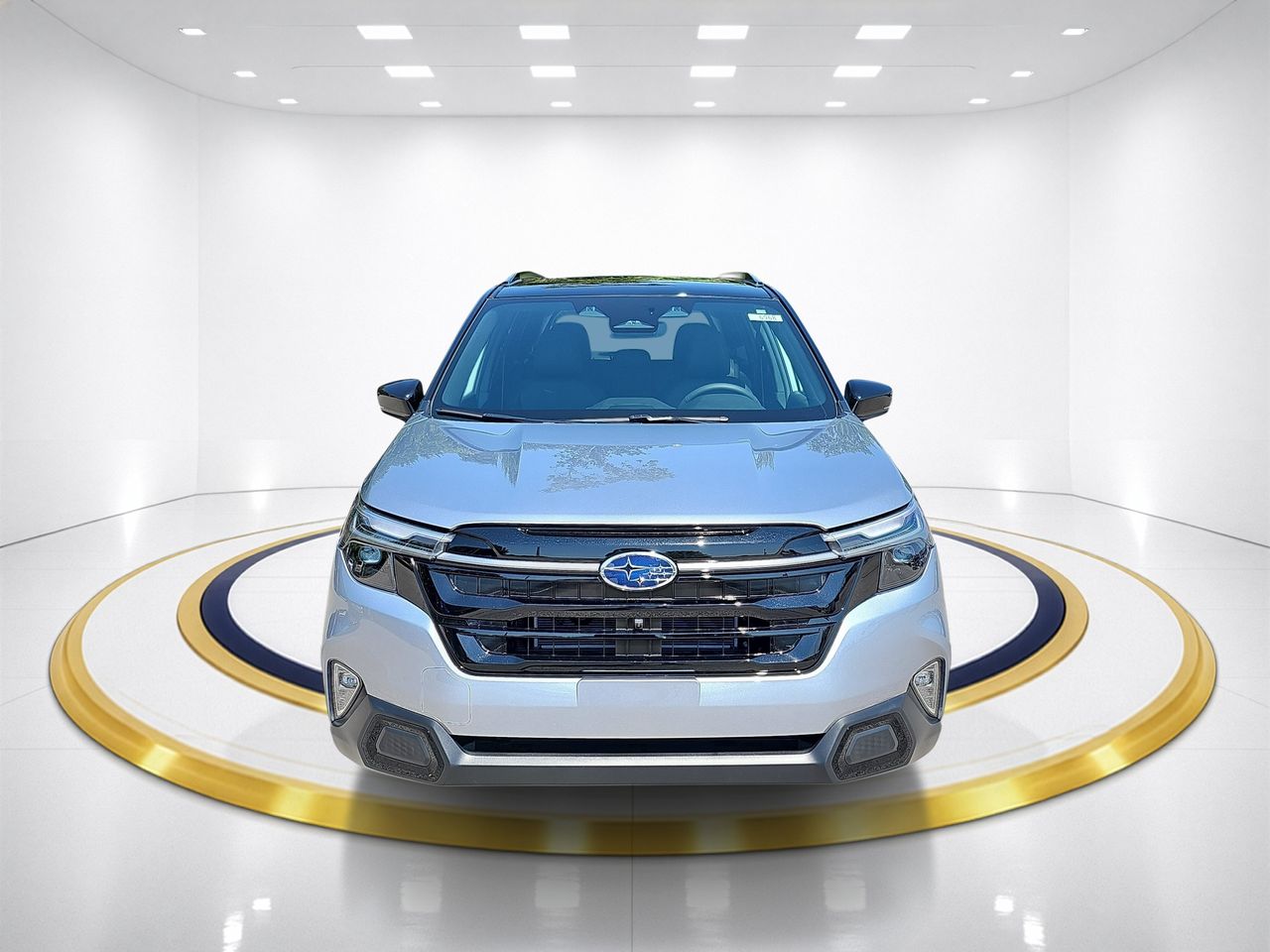 New 2026 Ice Silver/Crystal Black Silica Subaru Touring Hybrid image 2