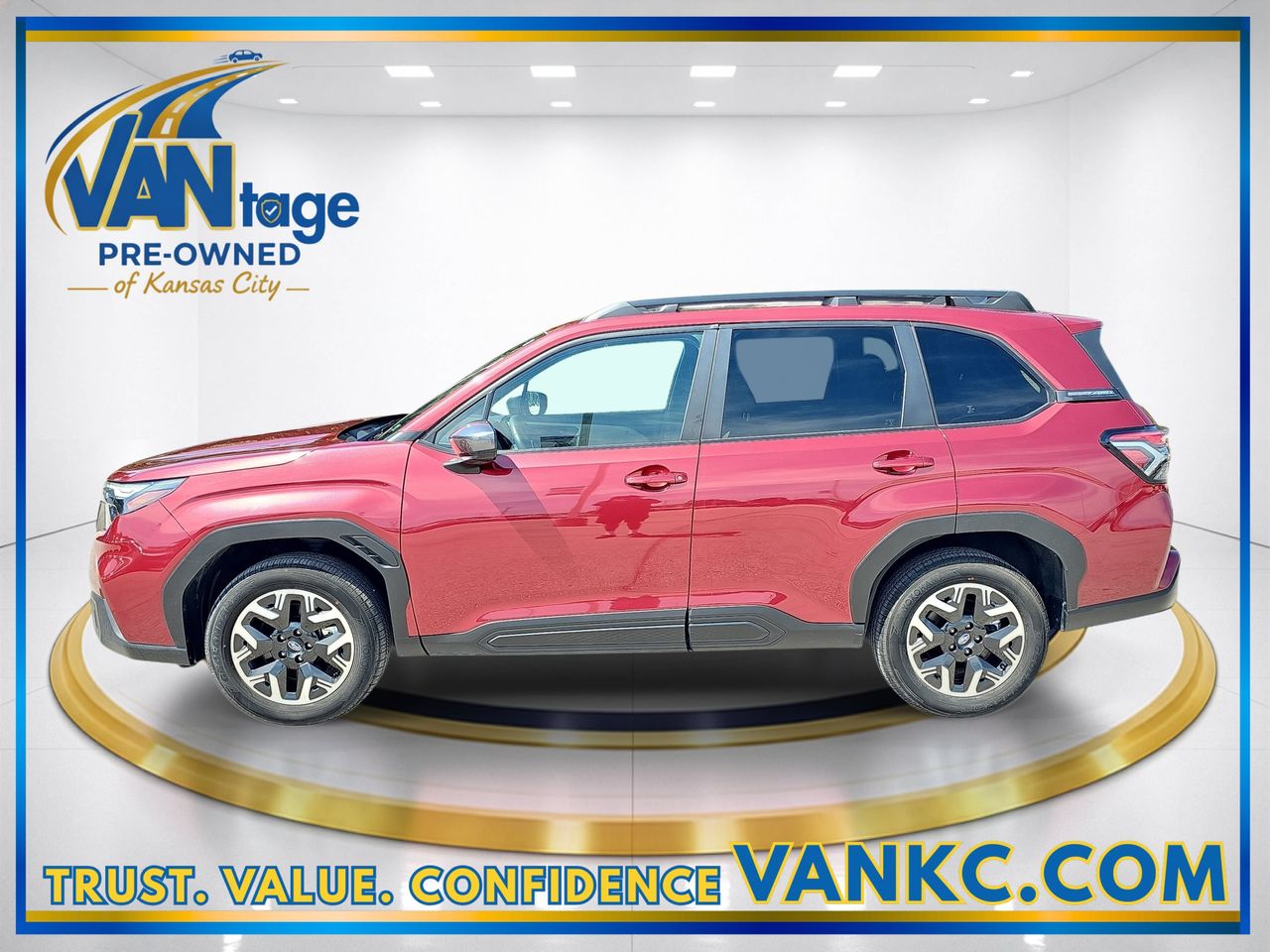 Certified Used 2025 Crimson Red Pearl Subaru Premium image 10