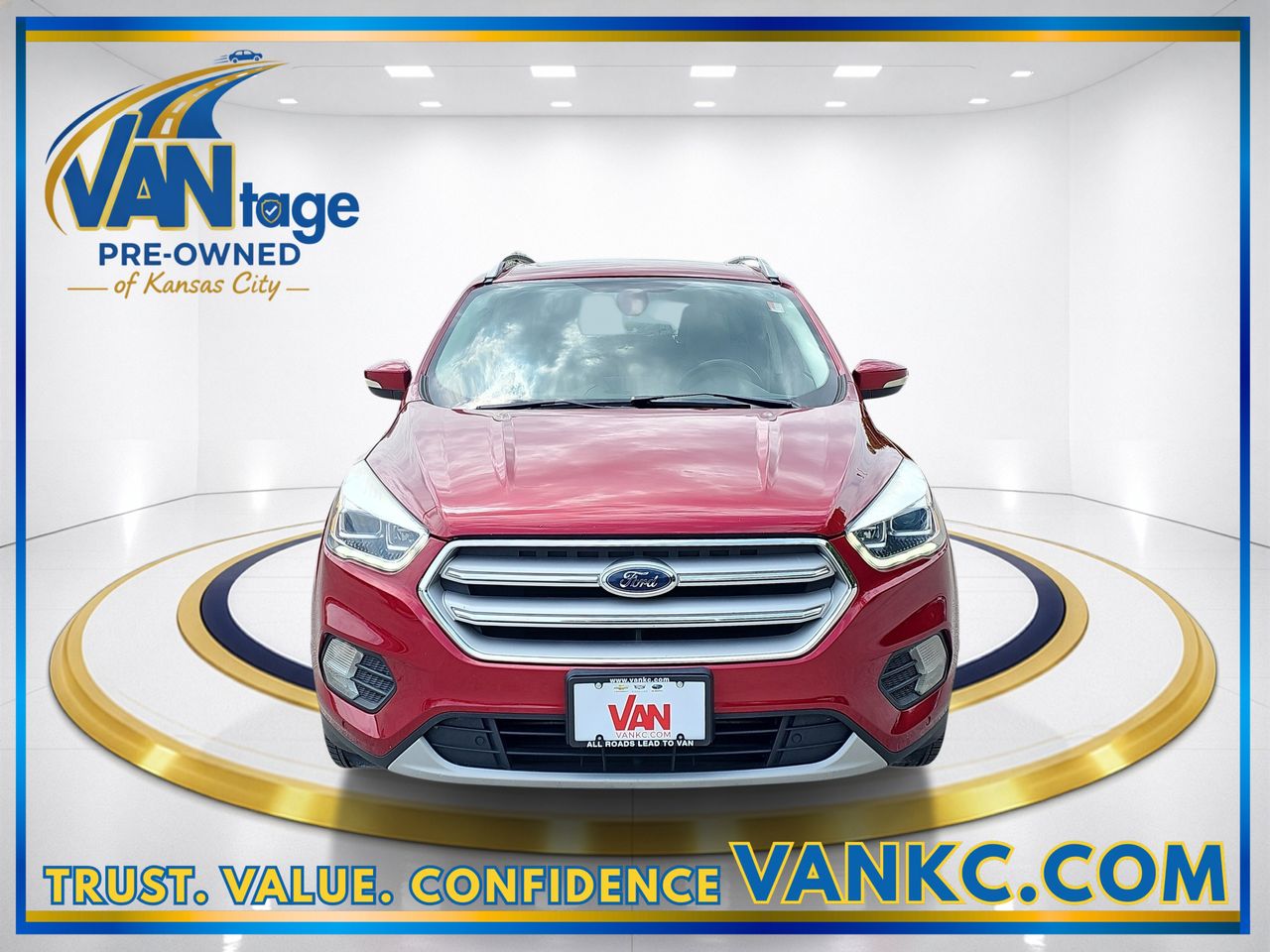 Used 2018 Ford Escape Titanium with VIN 1FMCU9J93JUC34531 for sale in Gladstone, MO