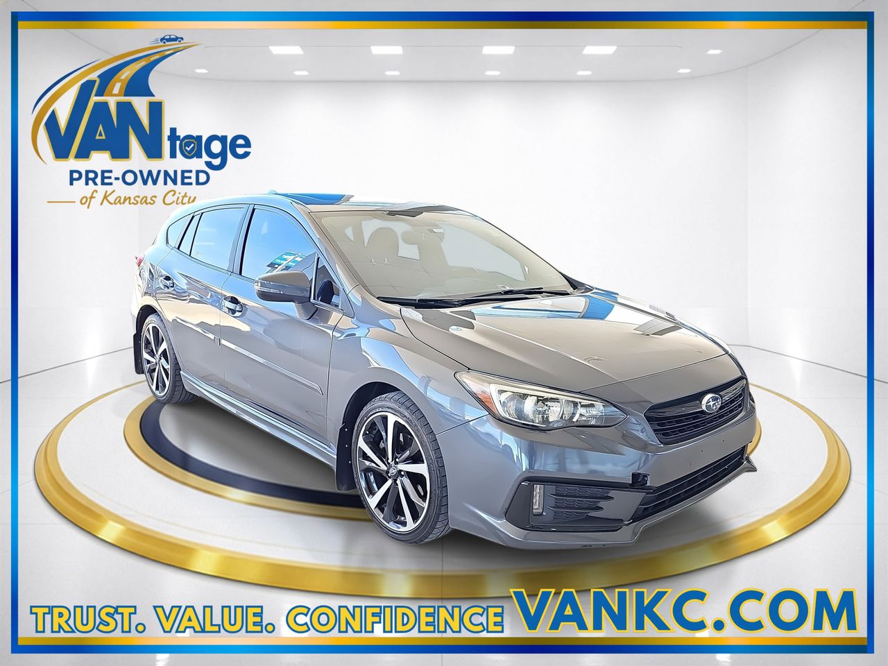 Used 2020 Gray Metallic Subaru Sport image 3