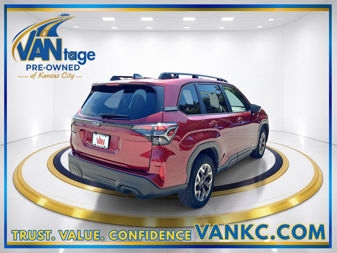 Certified Used 2025 Crimson Red Pearl Subaru Premium image 6