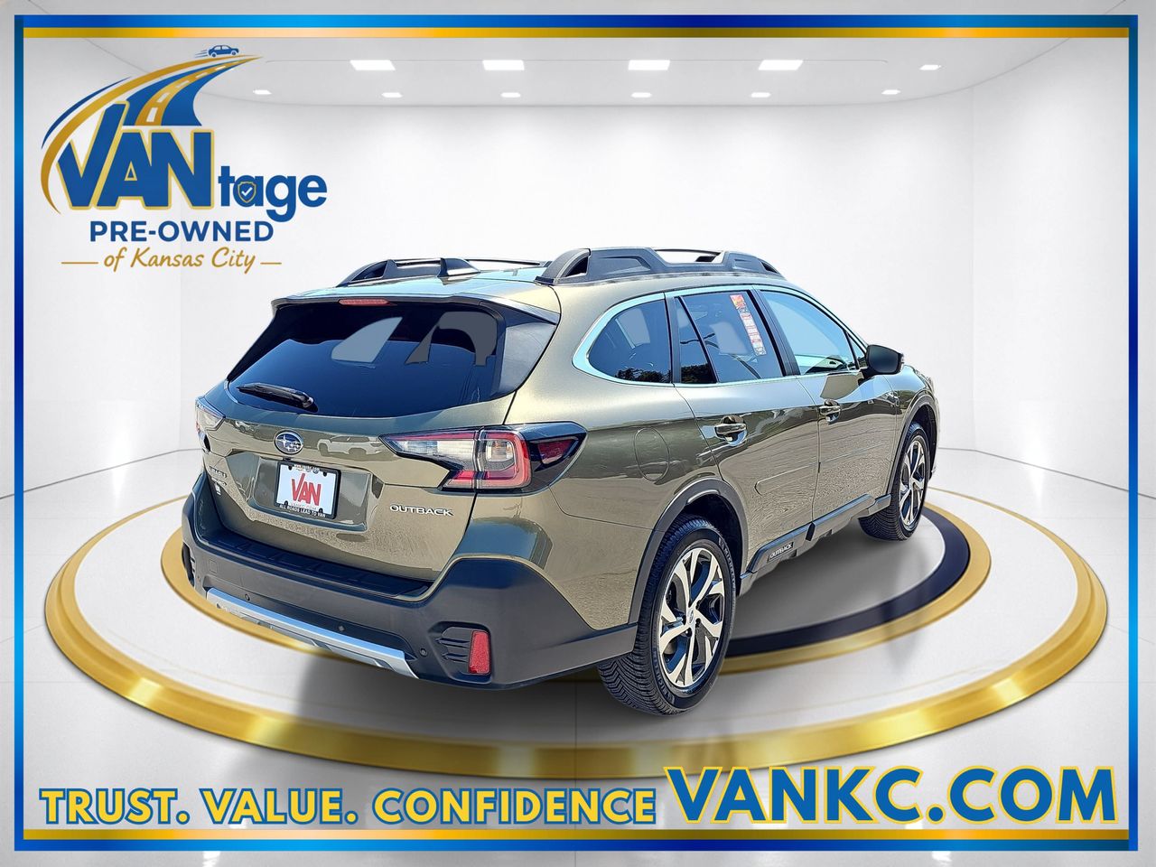 Used 2020 Green Metallic Subaru Limited image 6