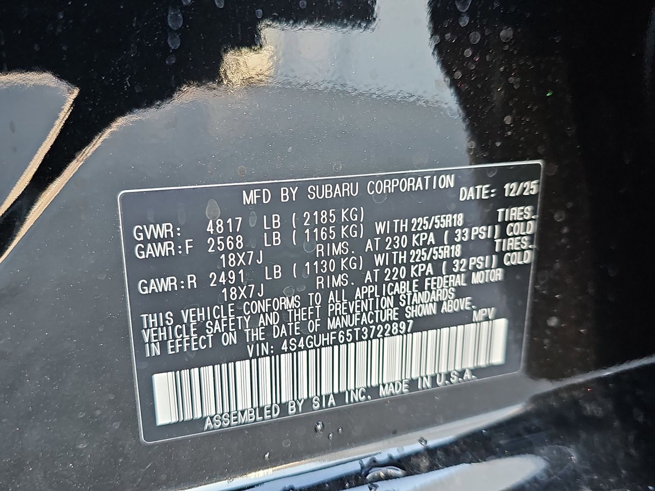 New 2026 Crystal Black Silica Subaru Sport image 35