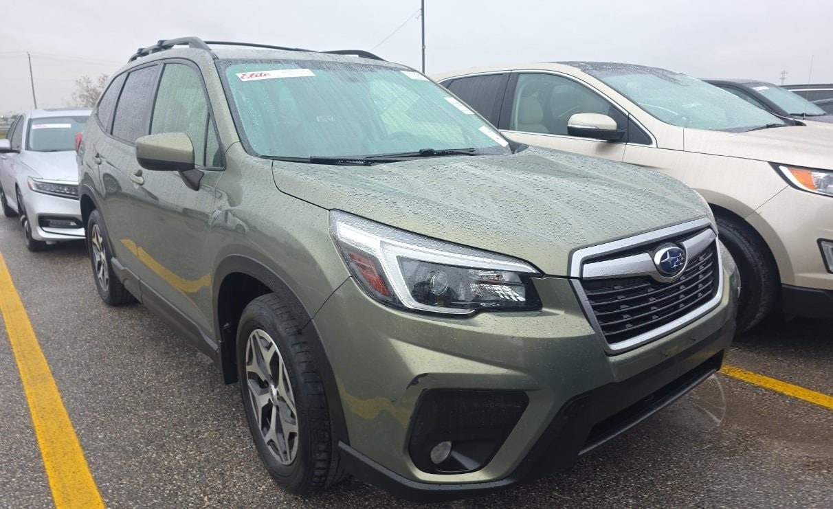 Certified 2021 Subaru Forester Premium with VIN JF2SKAJC8MH498524 for sale in Kansas City