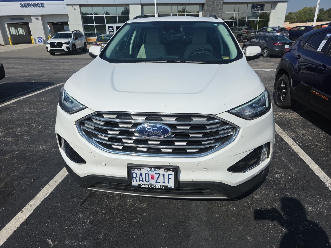 Used 2021 Ford Edge Titanium with VIN 2FMPK3K99MBA66360 for sale in Kansas City