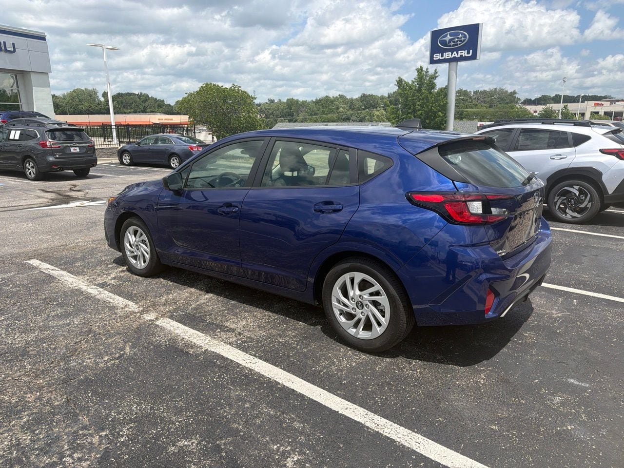 Certified 2025 Subaru Impreza Base with VIN JF1GUABC6S8243094 for sale in Kansas City