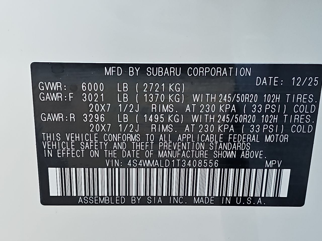 2026 Subaru Ascent Onyx Edition-Touring - Photo 39
