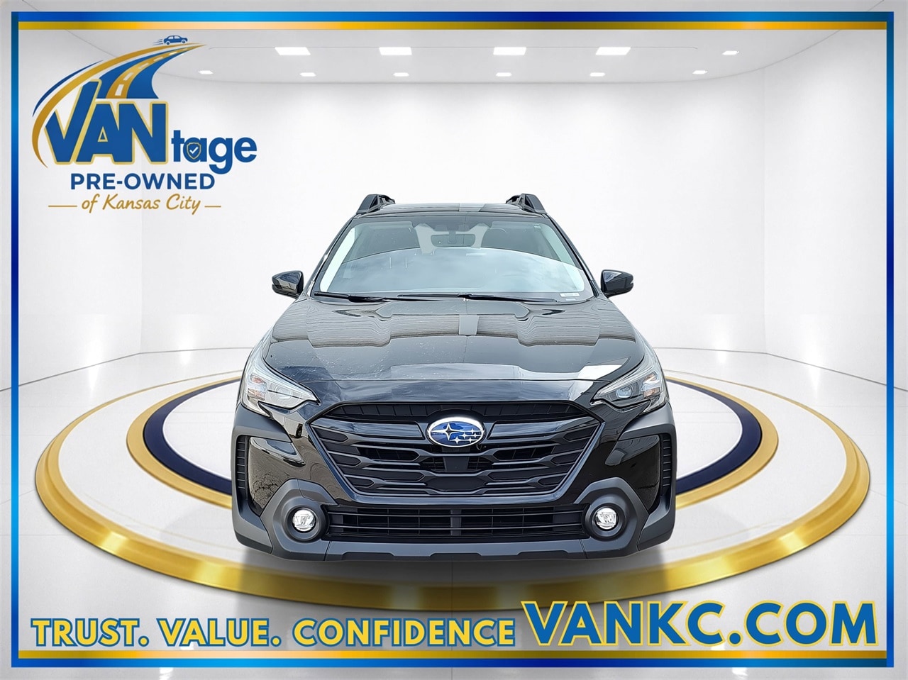 Certified 2025 Subaru Outback Onyx Edition with VIN 4S4BTALC4S3273614 for sale in Kansas City