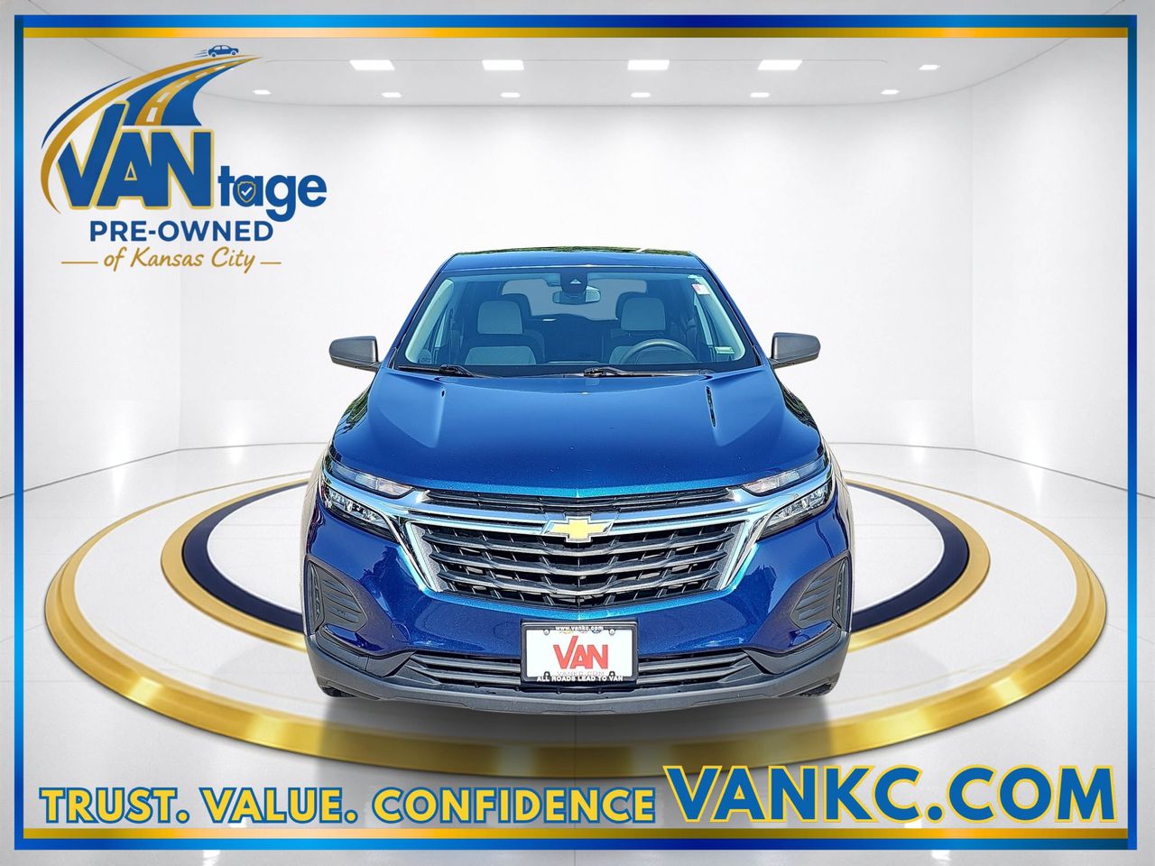 Used 2022 Chevrolet Equinox LS with VIN 3GNAXHEV6NS165495 for sale in Kansas City