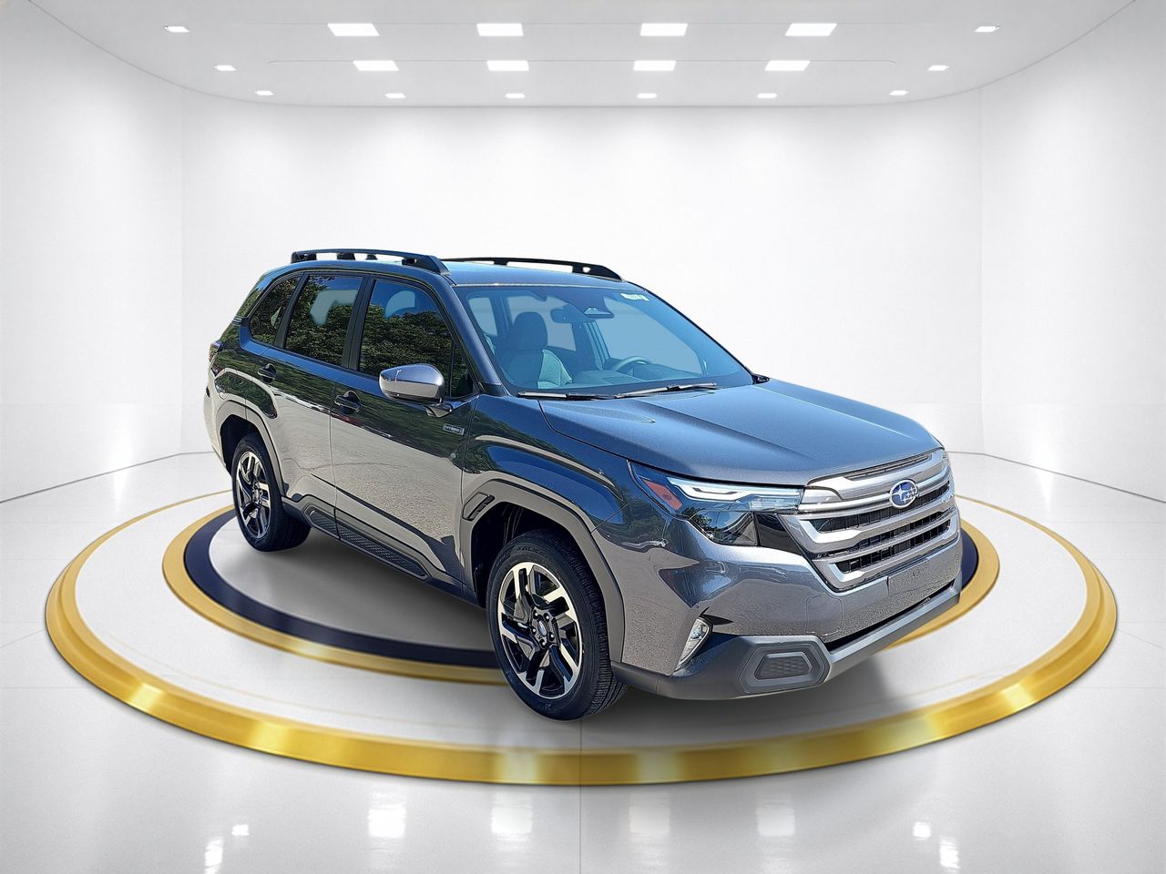 New 2026 Magnetite Gray Subaru Premium Hybrid image 3