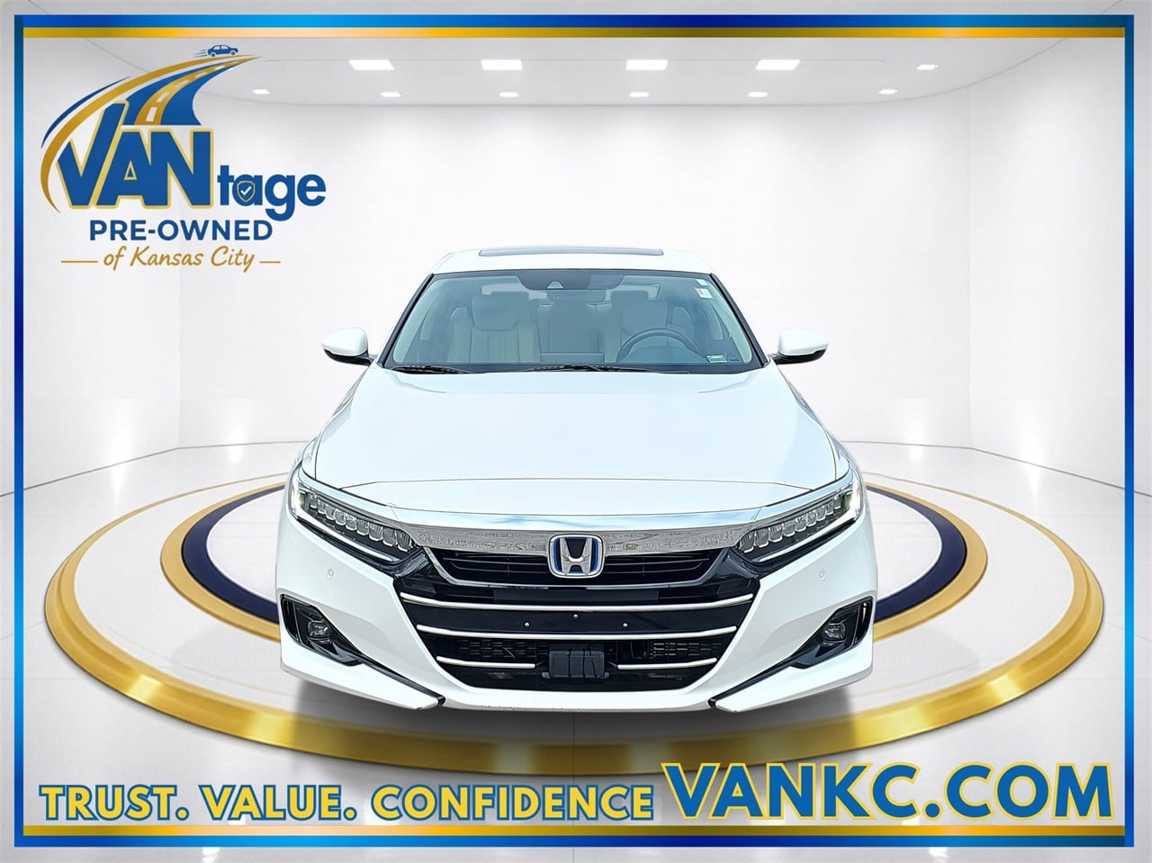 Used 2022 Honda Accord Hybrid EX-L with VIN 1HGCV3F52NA013225 for sale in Kansas City