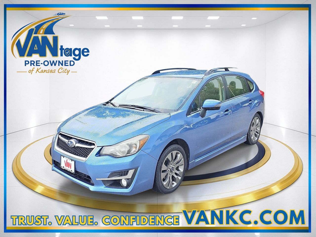 Quartz Blue Pearl 2016 Subaru Impreza Hatchback All-Wheel Drive Continuously Variable Transmission