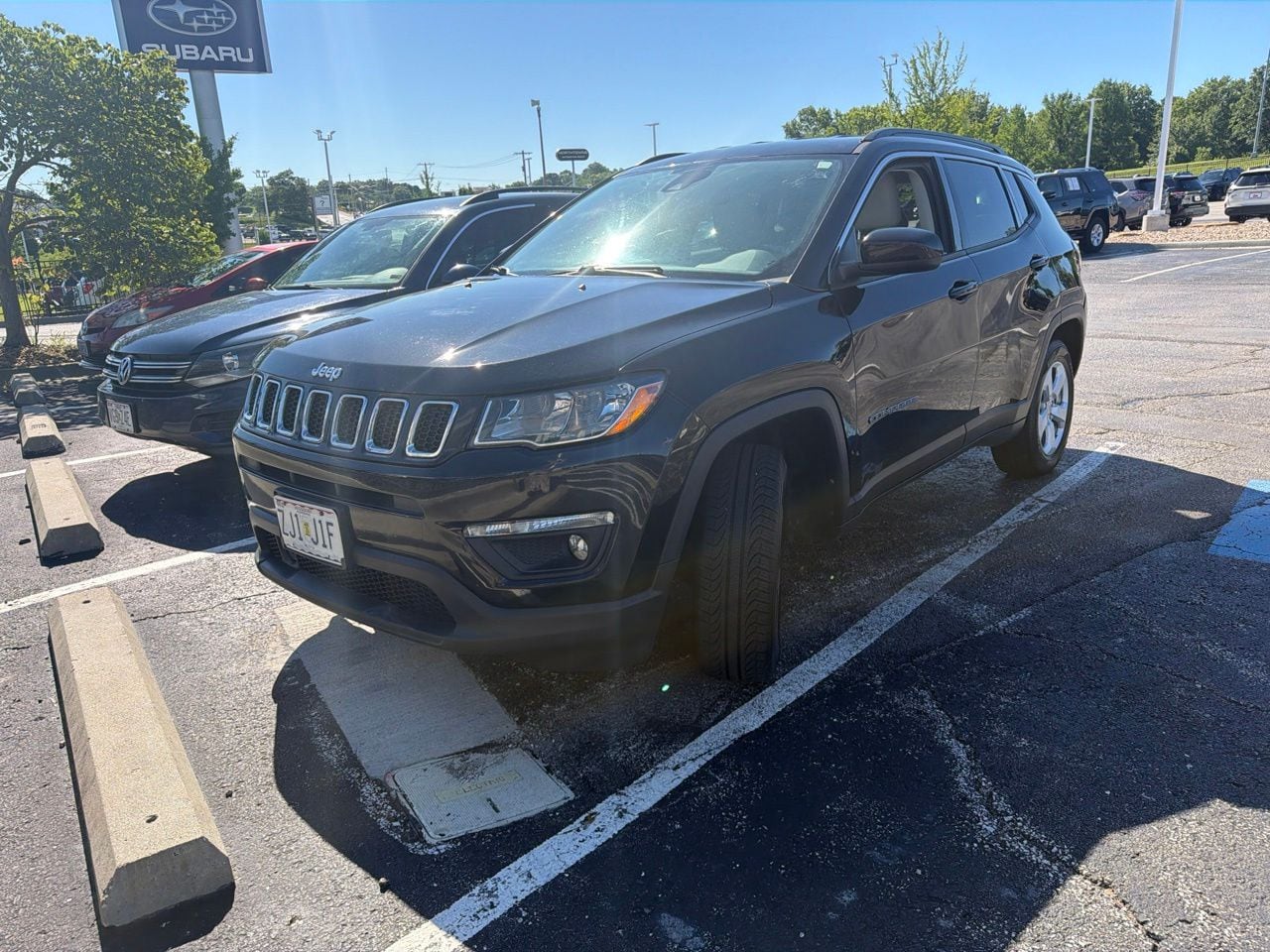 Used 2021 Jeep Compass Latitude with VIN 3C4NJDBB1MT545092 for sale in Kansas City