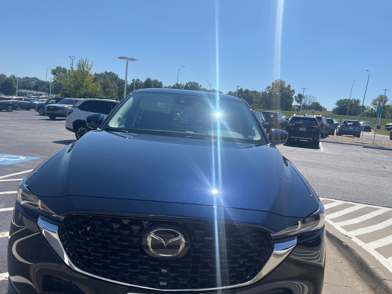 Used 2024 Mazda CX-5 S Select Package with VIN JM3KFBBL9R0455072 for sale in Kansas City