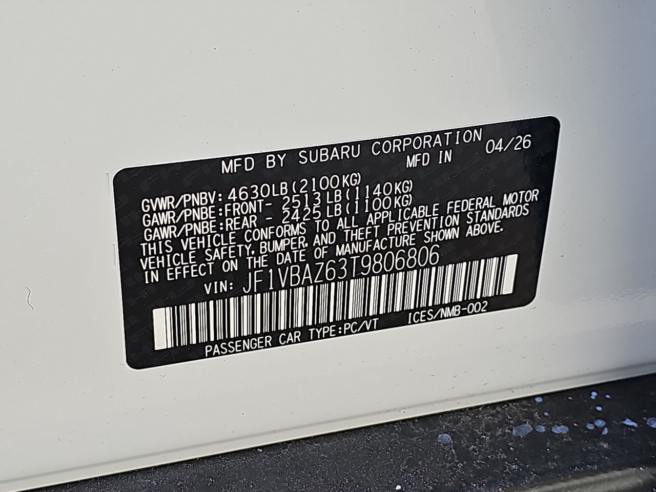 New 2026 Ceramic White Subaru tS image 37