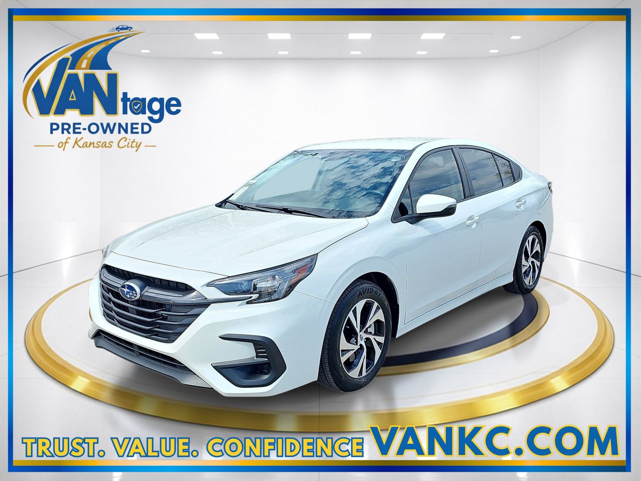 Crystal White Pearl 2025 Subaru Legacy Sedan All-Wheel Drive Continuously Variable Transmission