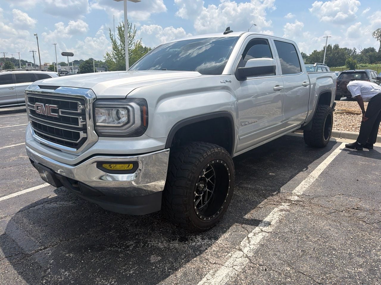 Quicksilver Metallic 2018 GMC Sierra 1500 Pickup Truck Four-Wheel Drive 6-Speed Automatic Overdrive