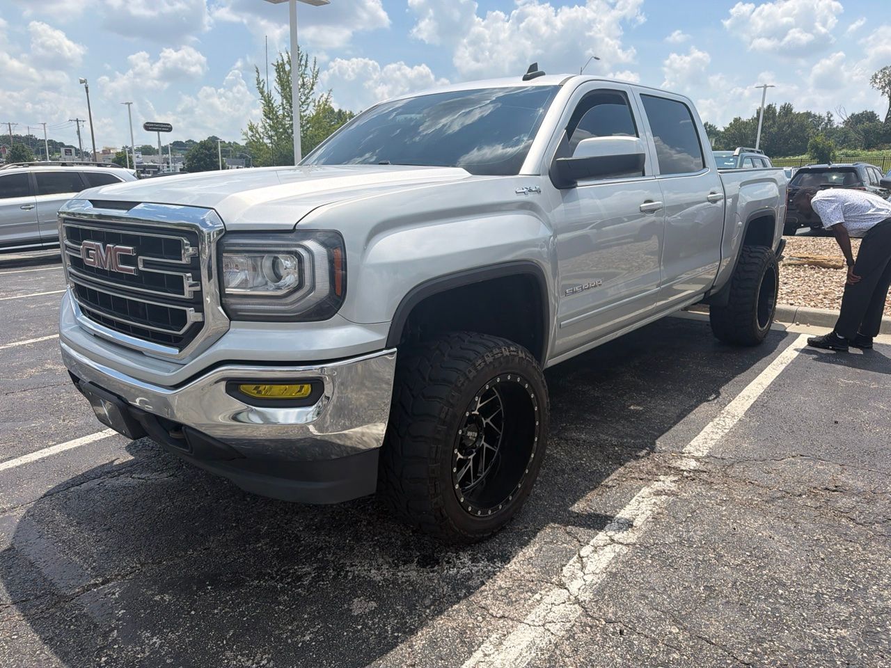 Quicksilver Metallic 2018 GMC Sierra 1500 Pickup Truck Four-Wheel Drive 6-Speed Automatic Overdrive
