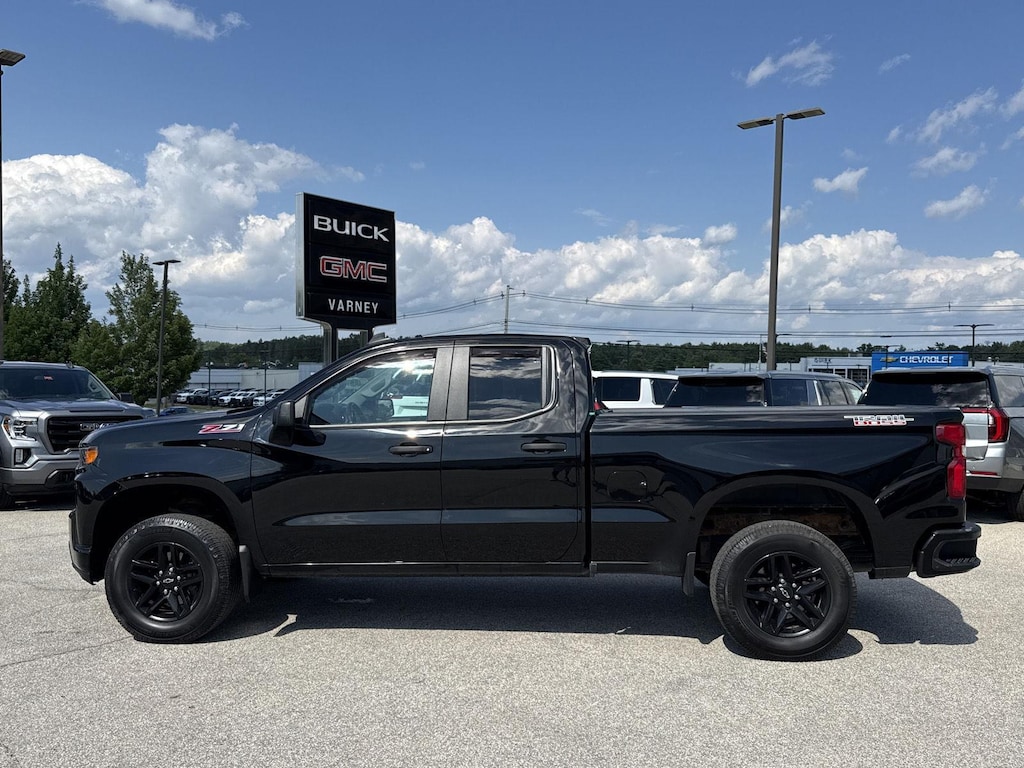 Used 2019 Chevrolet Silverado 1500 Custom Trail Boss Truck Double Cab