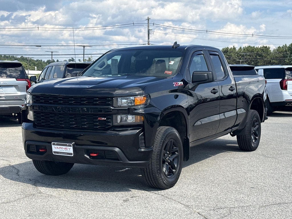 Used 2019 Chevrolet Silverado 1500 Custom Trail Boss Truck Double Cab