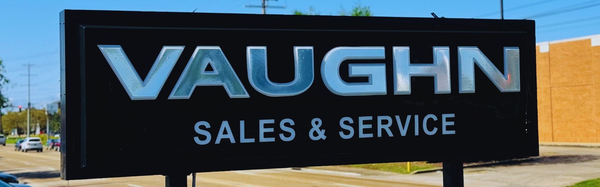 Vaughn Automotive Alexandria Sales and Service sign