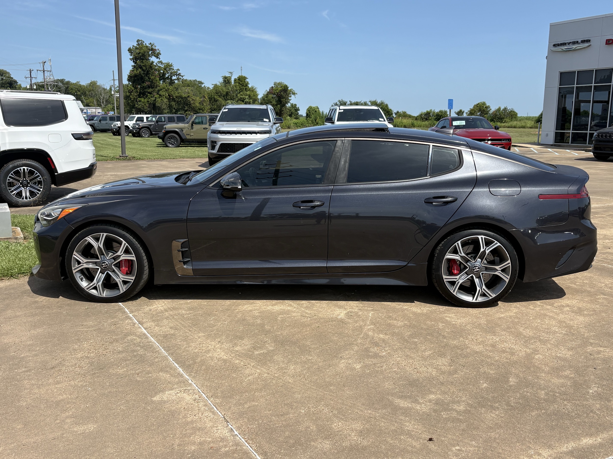 Used 2019 Kia Stinger GT1 with VIN KNAE45LC1K6056474 for sale in Bunkie, LA