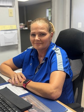 Staff member Christie Mitchell from ID_b0f7d7