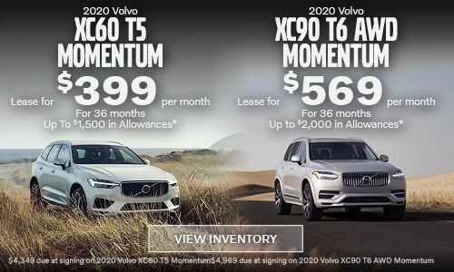 2020 Volvo XC60 T5 Momentum & 2020 XC90 T6 AWD Momentum