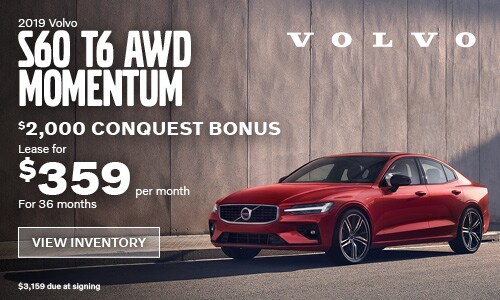 New 2019 Volvo S60 T6 AWD Momentum