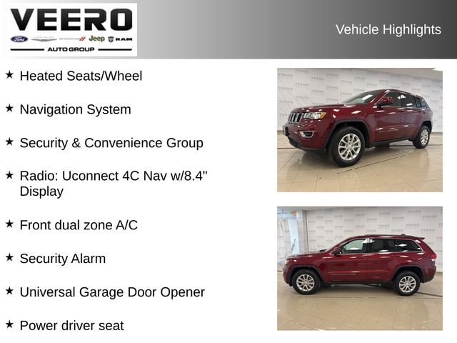 Used 2022 Jeep Grand Cherokee WK Laredo E with VIN 1C4RJFAG3NC138754 for sale in Morris, Minnesota