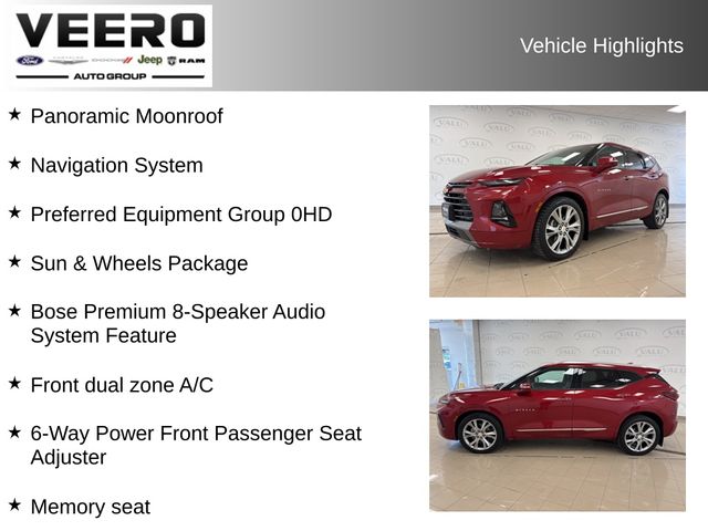 Used 2019 Chevrolet Blazer Premier with VIN 3GNKBKRS6KS679567 for sale in Morris, Minnesota
