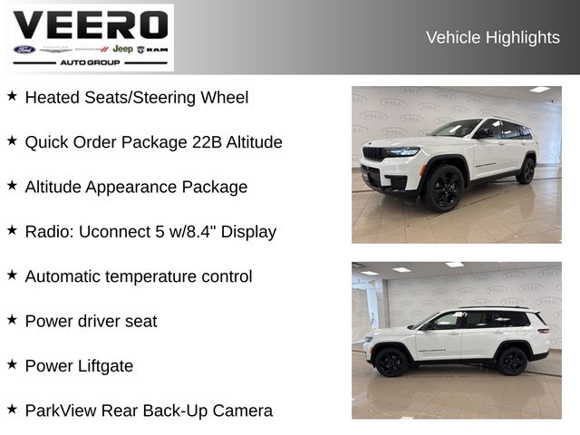 Used 2022 Jeep Grand Cherokee L Altitude with VIN 1C4RJKAG7N8535704 for sale in Morris, Minnesota