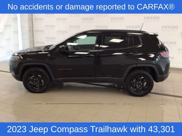 Used 2023 Jeep Compass Trailhawk with VIN 3C4NJDDN9PT574769 for sale in Morris, Minnesota