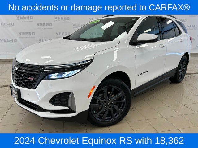 Used 2024 Chevrolet Equinox RS with VIN 3GNAXWEG3RS205043 for sale in Morris, Minnesota