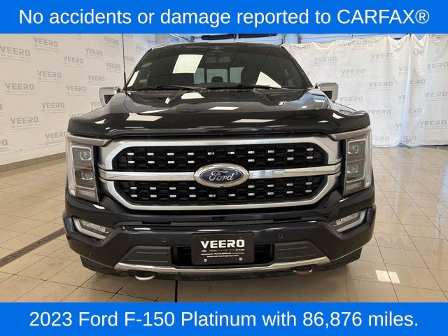 Used 2023 Ford F-150 Platinum with VIN 1FTFW1E83PFC03517 for sale in Morris, Minnesota