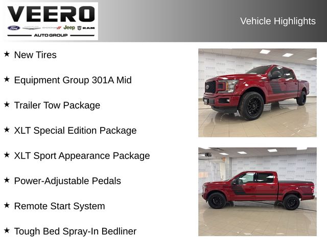 Used 2019 Ford F-150 XLT with VIN 1FTEW1EP2KFA44016 for sale in Morris, Minnesota