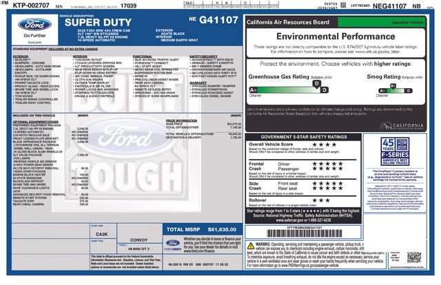 Used 2022 Ford F-250 Super Duty XLT with VIN 1FT7W2BN5NEG41107 for sale in Morris, Minnesota