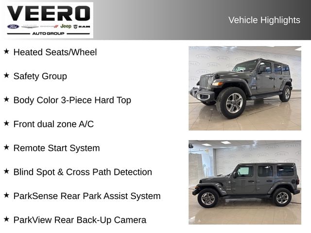 Used 2020 Jeep Wrangler Unlimited Sahara with VIN 1C4HJXEG2LW162471 for sale in Morris, Minnesota