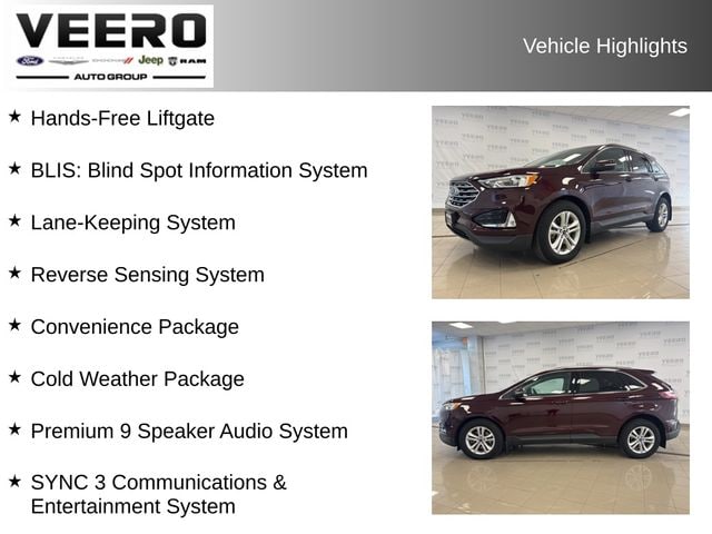 Used 2020 Ford Edge SEL with VIN 2FMPK4J97LBA08673 for sale in Morris, Minnesota