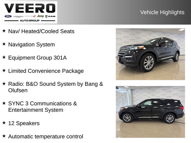 Used 2022 Ford Explorer Limited with VIN 1FMSK8FH8NGB53475 for sale in Morris, Minnesota