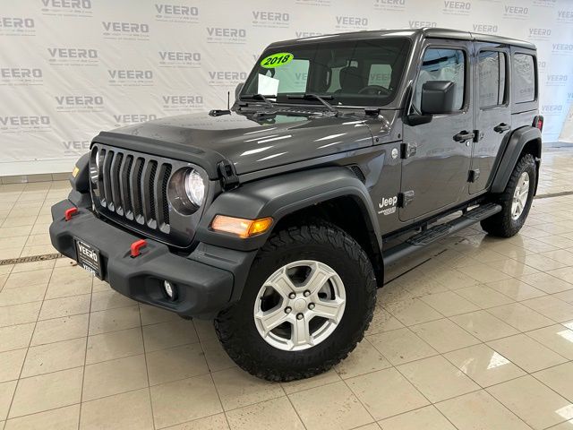 Used 2018 Jeep All-New Wrangler Unlimited Sport S with VIN 1C4HJXDG3JW308102 for sale in Morris, Minnesota